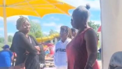 Woman accuses family of invading cabana at Canadian water park