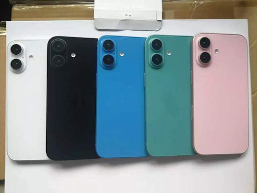 iPhone 16 alleged dummy units appear online; show these 5 colour options and camera redesign - Times of India