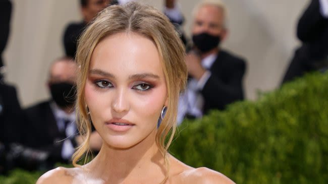 Lily-Rose Depp Is Giving Sexy Clown Wearing No Pants and These Tights