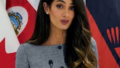 Amal Clooney, entre los expertos consultados sobre las órdenes de detención de la CPI