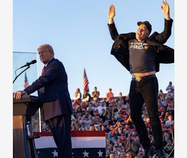 Elon Musk's Pics From Trump Rally Sparks Meme Fest Online: 'Greatest Jumper Of Our Generation'