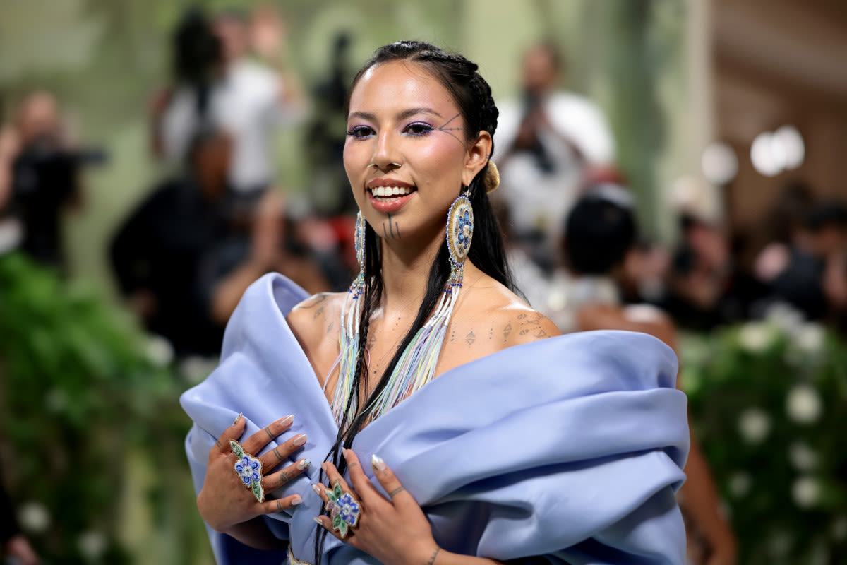 Quannah Chasinghorse's H&M Met Gala Gown Incorporates a Rare Alaskan Flower