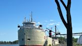 The oldest active Great Lakes freighter was on the Saginaw River today. Did you see it?
