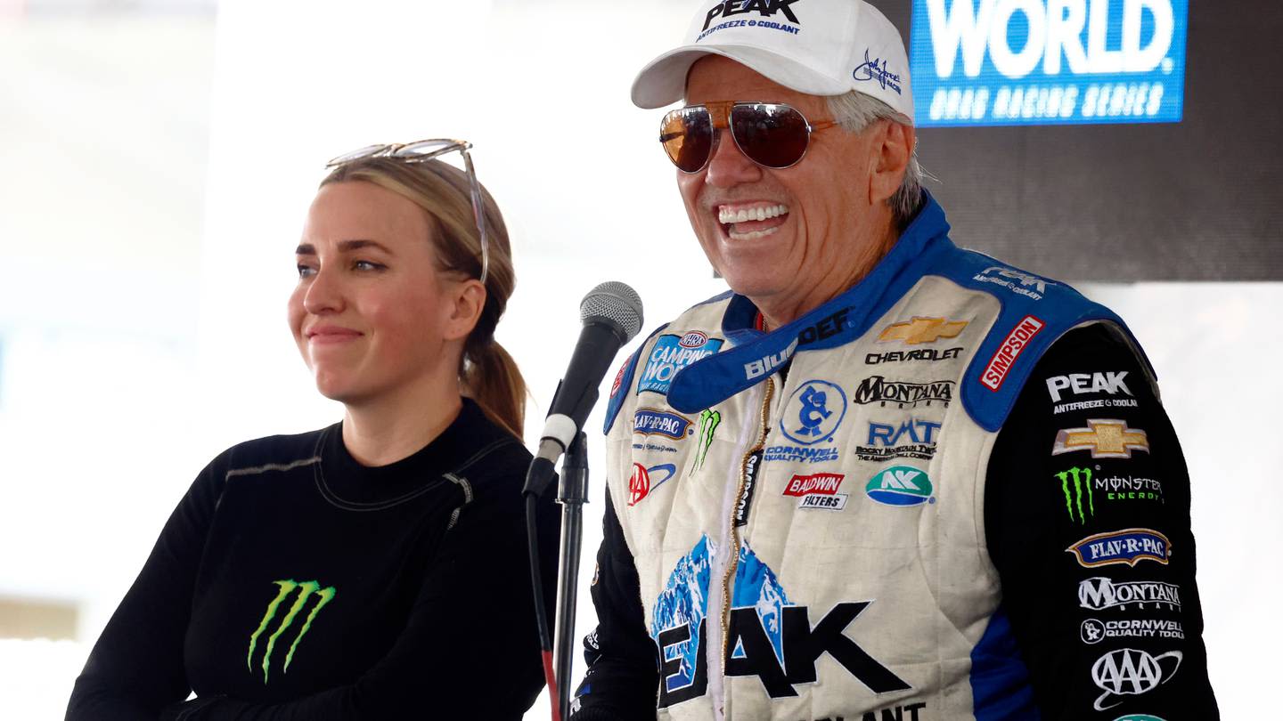 'A long road ahead': Brittany Force shares picture with father John Force after his fiery NHRA wreck