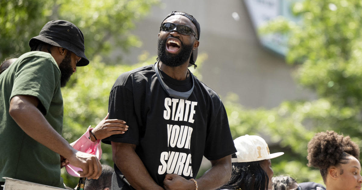 Jaylen Brown has major surprise for fans who found ring he lost during Celtics parade