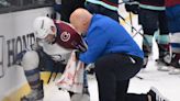 Andrew Cogliano suffered fractured neck on Jordan Eberle's hit in Avalanche-Kraken playoff game