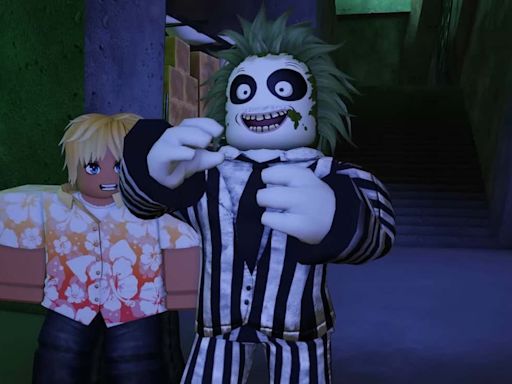 Beetlejuice embrujó Roblox en una colaboración digna del inframundo