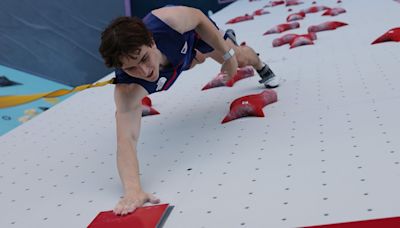 Sam Watson breaks world speed climbing record at Paris Olympics