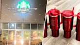 Starbucks customers are camping out for red Stanley cups and selling them for hundreds of dollars