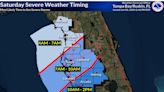 Sarasota and Manatee could see severe weather from cold fronts Saturday and Tuesday