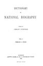 Dictionary of National Biography