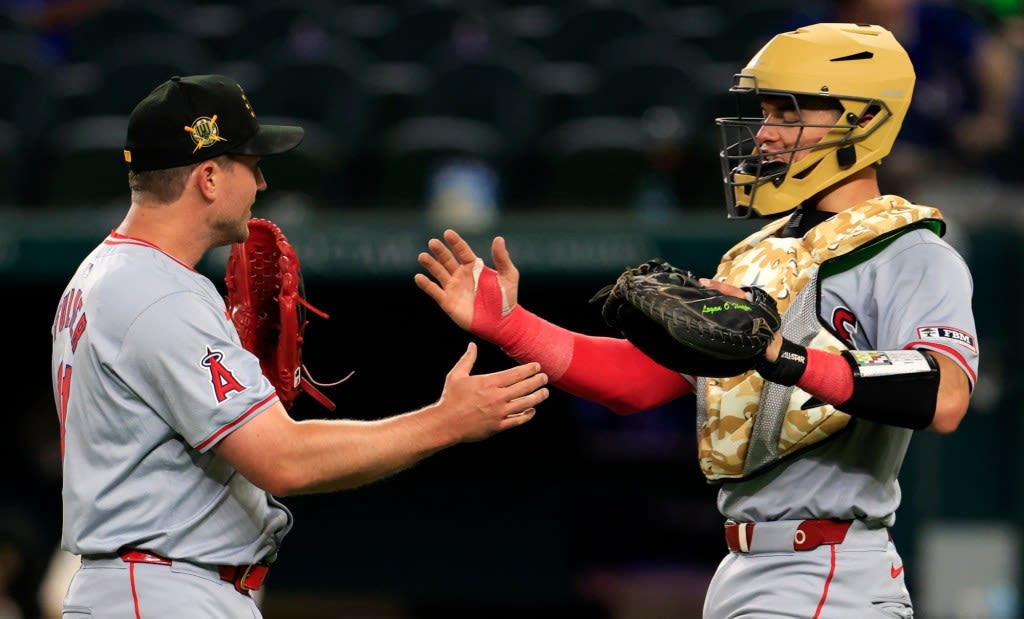 Angels catcher Logan O’Hoppe feels the growing pains as he learns how to handle the pitchers