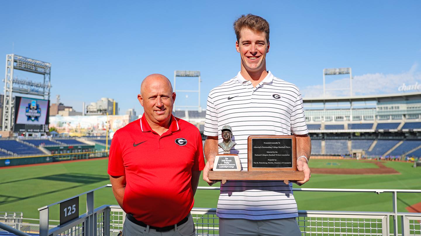 Georgia’s Charlie Condon wins Golden Spikes Award naming him nation’s best baseball player