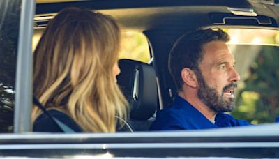 Ben Affleck and Jennifer Lopez look tense in first reunion since their split