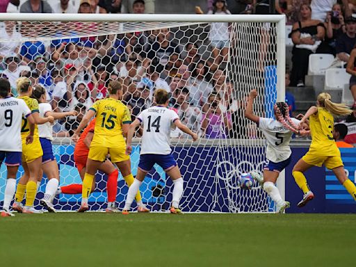 Paris Olympics: U.S. women's soccer cruise into knockout round unbeaten after 2-1 win over Australia