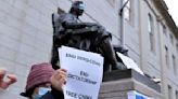 Harvard students show solidarity with Chinese protesters