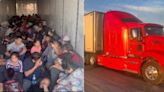 Hacinados en caja de tráiler, así trasladaban a 139 migrantes a Juárez