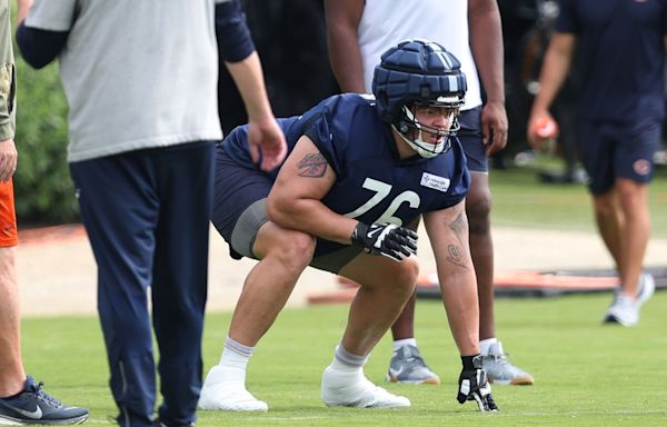 Chicago Bears training camp report: Ongoing O-line health issues create questions about Caleb Williams’ preseason time