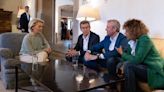 Ursula von der Leyen mantiene en Santiago un encuentro con Alberto Núñez Feijóo y otros dirigentes populares