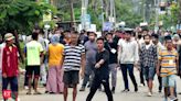 Police clash with displaced protesters in Manipur, injuring four