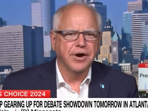 Minnesota Gov. Tim Walz Swiftly Takes Down Trump With Blunt Biden Comparison