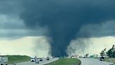 Watch: Tornado going down I-80