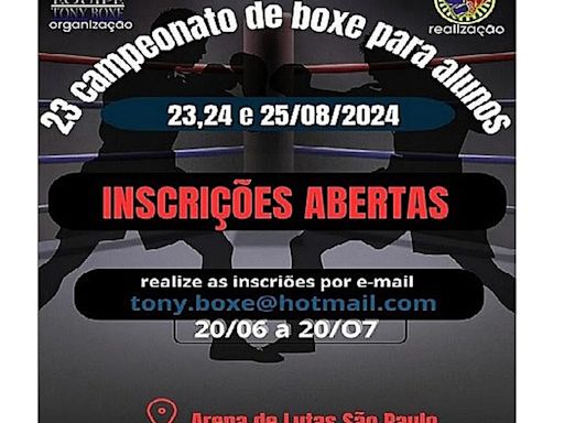 Vem aí mais um Campeonato de Boxe Para Alunos