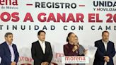 Presidenciables de Morena se registran como “delegados para la defensa de la transformación”