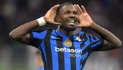 Marcus Thuram anota 'hat-trick' y da victoria al Inter en Serie A