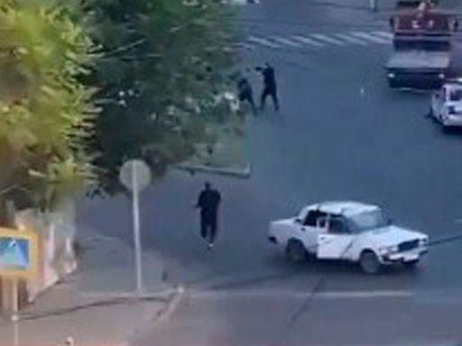 Three dead after gunmen open fire in attacks in Dagestan in Russia