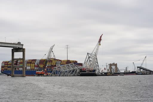 New deep-water channel allows first ship to pass Key bridge wreckage in Baltimore