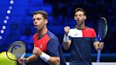 Masters de Turín: Zeballos y Granollers se clasificaron a las semifinales y Novak Djokovic se quedó sin invicto