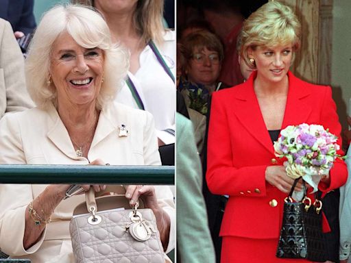 Queen Camilla Unexpectedly Carries 'Lady Dior' Handbag Famously Worn and Named After Princess Diana