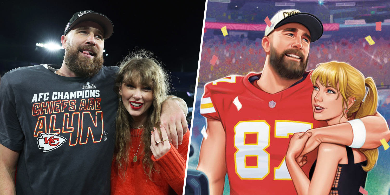 Taylor Swift and Travis Kelce's love story illustrated in new children's book. See pictures