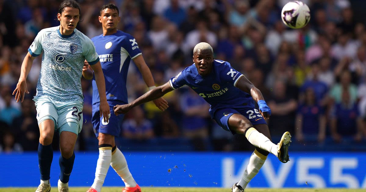 Caicedo does a Beckham by scoring from halfway for Chelsea on final day of the Premier League season