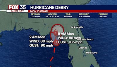 Hurricane Debby live updates: Warnings, advisories extended ahead of landfall in Florida's Big Bend