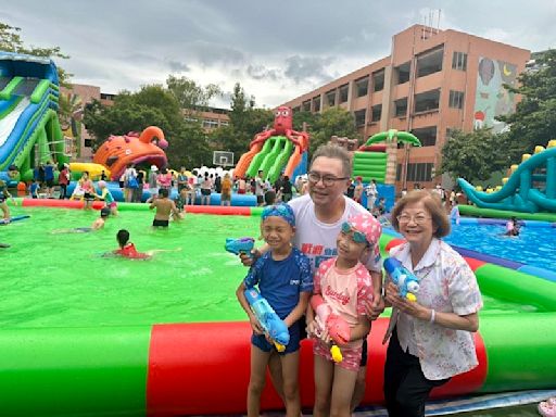 黃振輝 呂秀金支持夏日勁涼派對 親子共創幸福回憶 | 蕃新聞