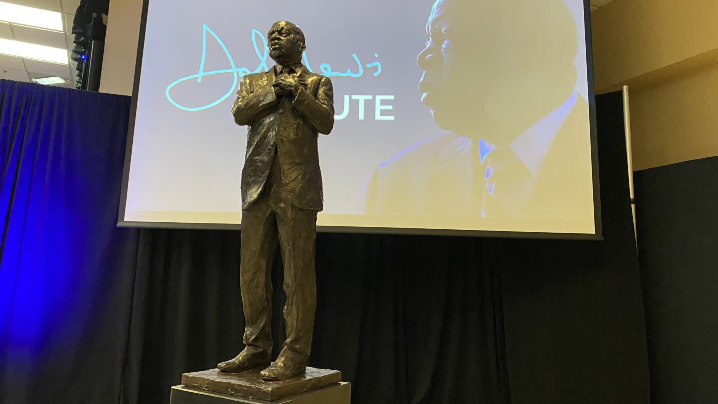 John Lewis monument will be unveiled in Decatur Square on Aug. 24