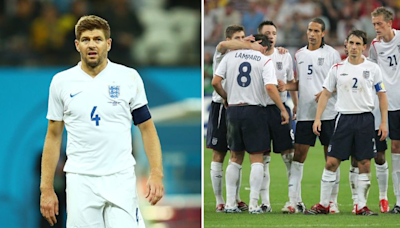 Steven Gerrard names the two England players he 'pretended to like' on international duty