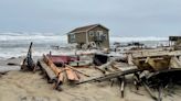 Two North Carolina beachfront houses collapse into Atlantic Ocean amid strong weather