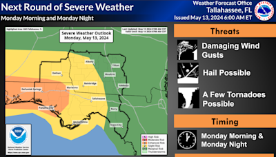 Tallahassee tornado aftermath updates: Schools closing early as new severe weather threat looms