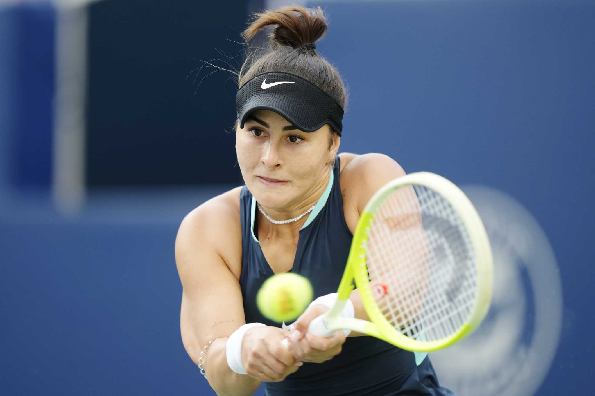 Bianca Andreescu beaten by Lesia Tsurenko in Toronto in first hard-court match of the season