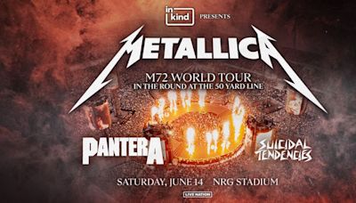 Metallica is coming to Houston y'all!