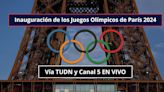 TUDN y Canal 5 EN VIVO - cómo ver inauguración de los Juegos Olímpicos de París 2024