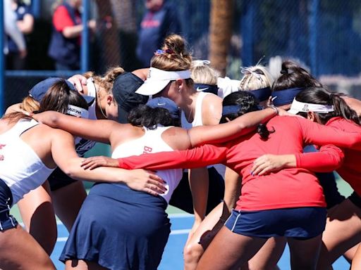 In first NCAA Tournament action in decade, Arizona women's tennis season ends with loss to Oklahoma