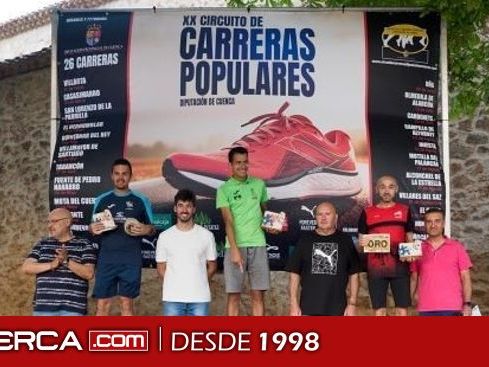 María José Engra y Andrés Felipe Sarta capitanean la carrera popular de Olmedilla de Alarcón