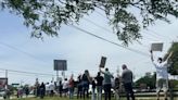 Dozens protest Israel-Hamas war in Wallkill - Mid Hudson News