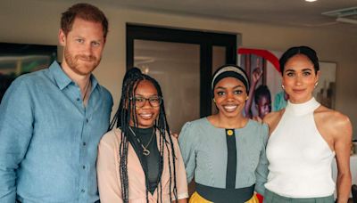 Meghan Markle and Prince Harry Appear in New Footage from Surprise Stop During Nigeria Trip
