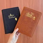 迪士尼護照包 愛麗絲公主護照夾 美女野獸證件包 出國旅行機票收納包