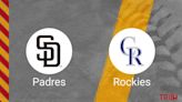 How to Pick the Padres vs. Rockies Game with Odds, Betting Line and Stats – May 13